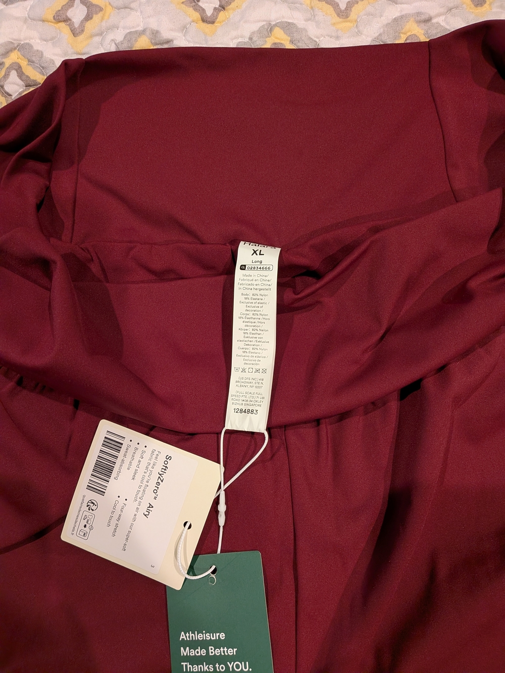 HALARA Maroon Maxi Athleisure Shorts
